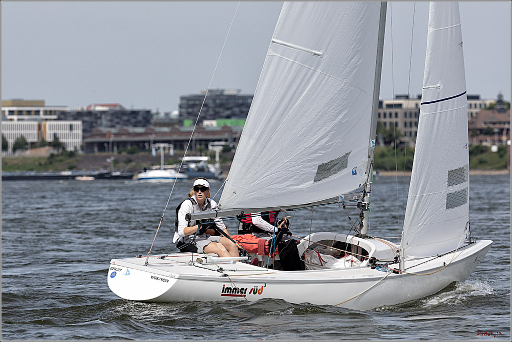 100 Jahre Rheinwoche 2022 - 2. Wettfahrt  Hitdorf - Duesseldorf, 03.06.2022,